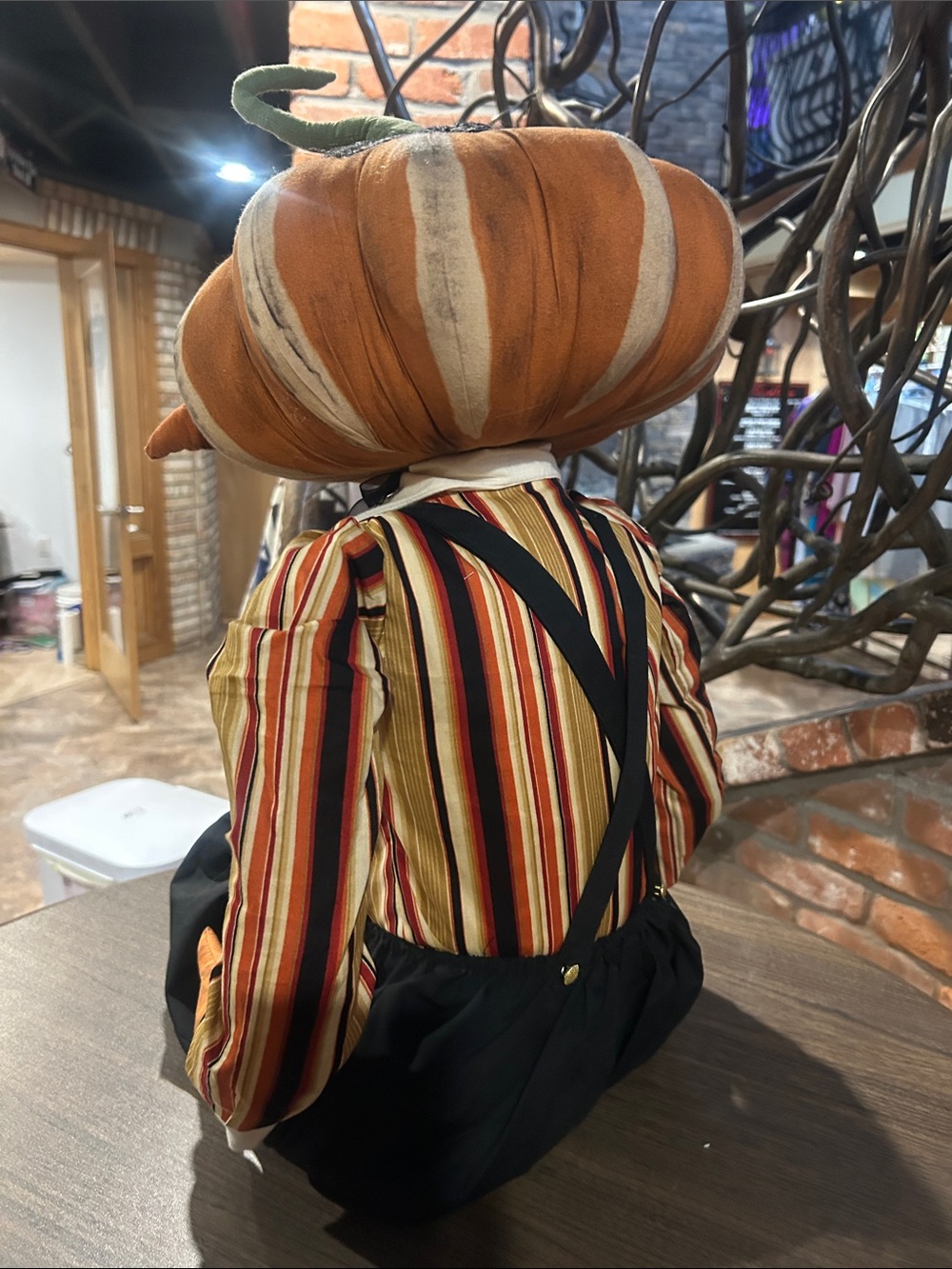 NWT Jos Spencer Gilbert Halloween Pumpkin Head 48” Collectible Doll - Picture 4 of 4